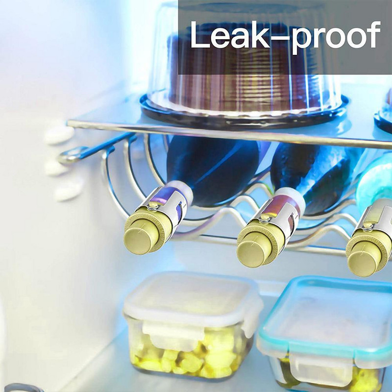 Vakuuminis šampano kamštis su slėgio siurbliu Laikyti Fizz Butelis Silikoninis Prosecco Dangteliai Vynas Nauji Kištukai Cava Bubbly Sparkling Se Y7v8