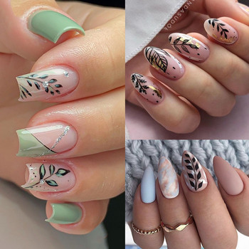 NICOLE DIARY Flower Leaves Nail Stamping Plates Leaf Floral Butterfly Line Printing Stencil Nail Stamp Templates Инструменти за ноктопластика