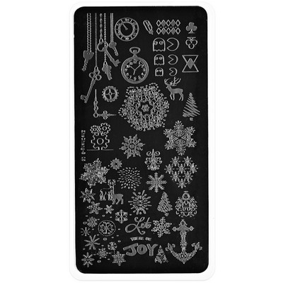 1Pc Nail Art Stamp Plate Geometric Line Stamping Image Plate 6*12CM Nail Stamping Plate Stencil πλάκας από ανοξείδωτο χάλυβα JR-030