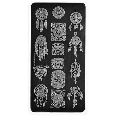 1Pc Nail Art Stamp Plate Geometric Line Stamping Image Plate 6*12CM Nail Stamping Plate Stencil πλάκας από ανοξείδωτο χάλυβα JR-030