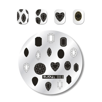 1Pc Nail Art Stamp Plate Geometric Line Stamping Image Plate 6*12CM Nail Stamping Plate Stencil πλάκας από ανοξείδωτο χάλυβα JR-030