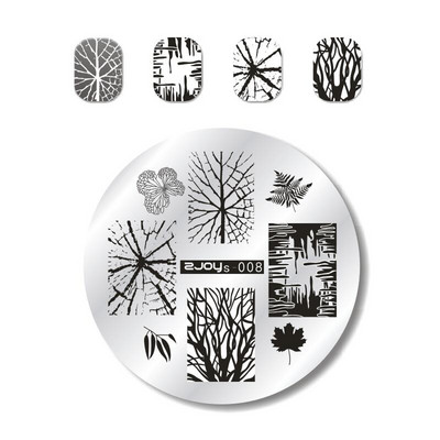 1Pc Nail Art Stamp Plate Geometric Line Stamping Image Plate 6*12CM Nail Stamping Plate Stencil πλάκας από ανοξείδωτο χάλυβα JR-030