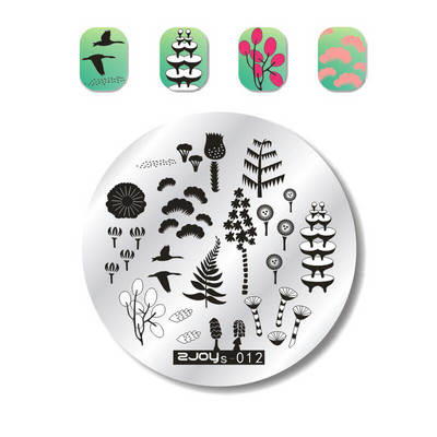1Pc Nail Art Stamp Plate Geometric Line Stamping Image Plate 6*12CM Nail Stamping Plate Stencil πλάκας από ανοξείδωτο χάλυβα JR-030