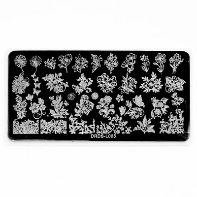1Pc Nail Art Stamp Plate Geometric Line Stamping Image Plate 6*12CM Nail Stamping Plate Stencil πλάκας από ανοξείδωτο χάλυβα JR-030