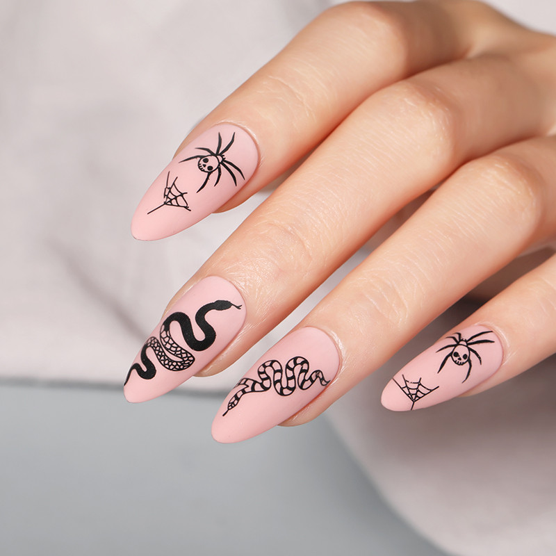 NICOLE DIARY Plăci pentru ștanțare unghii, șarpe, leopard, linii geometrice, frunze, flori, design, plăci de imprimare a imaginii, șabloane, instrumente pentru ștampilarea