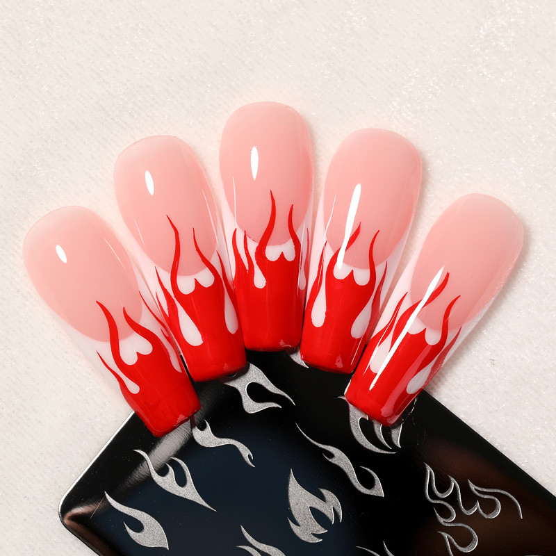 NICOLE DIARY Star Moon Plăci de ștanțare a unghiilor Space Planet Șabloane de imprimare abstracte a feței Manichiură Artă Șabloane de ștampilă Instrument de unghii