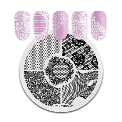 PICT YOU Πλάκες σφράγισης νυχιών Snow Winter Nail Art Stamp Πρότυπο ιδέα για νύχια Πλάκα εικόνας Εργαλεία στένσιλ από ανοξείδωτο χάλυβα