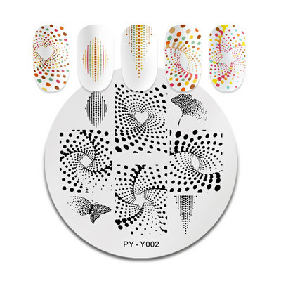 PICT YOU Πλάκες σφράγισης νυχιών Snow Winter Nail Art Stamp Πρότυπο ιδέα για νύχια Πλάκα εικόνας Εργαλεία στένσιλ από ανοξείδωτο χάλυβα