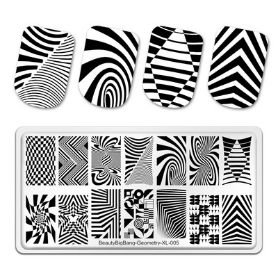 BEAUTYBIGBANG Hot Sale Πλάκες για σφράγιση νυχιών με μοτίβο λουλουδιών ζώων Leopard Πρότυπο νυχιών Σφραγίδα νυχιών Πρότυπο εικόνας σφραγίδας τέχνης νυχιών