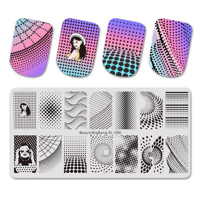 BEAUTYBIGBANG Hot Sale Πλάκες για σφράγιση νυχιών με μοτίβο λουλουδιών ζώων Leopard Πρότυπο νυχιών Σφραγίδα νυχιών Πρότυπο εικόνας σφραγίδας τέχνης νυχιών