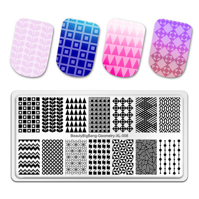 BEAUTYBIGBANG Hot Sale Πλάκες για σφράγιση νυχιών με μοτίβο λουλουδιών ζώων Leopard Πρότυπο νυχιών Σφραγίδα νυχιών Πρότυπο εικόνας σφραγίδας τέχνης νυχιών