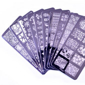 2023 Νέα σχέδια Rose Flower Nail Art Stamp Πρότυπο Flower Mandala Butterfly Εργαλεία μανικιούρ για σφράγιση πλάκας νυχιών