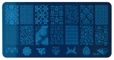 2023 Νέα σχέδια Rose Flower Nail Art Stamp Πρότυπο Flower Mandala Butterfly Εργαλεία μανικιούρ για σφράγιση πλάκας νυχιών