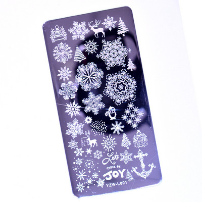 2023 Νέα σχέδια Rose Flower Nail Art Stamp Πρότυπο Flower Mandala Butterfly Εργαλεία μανικιούρ για σφράγιση πλάκας νυχιών