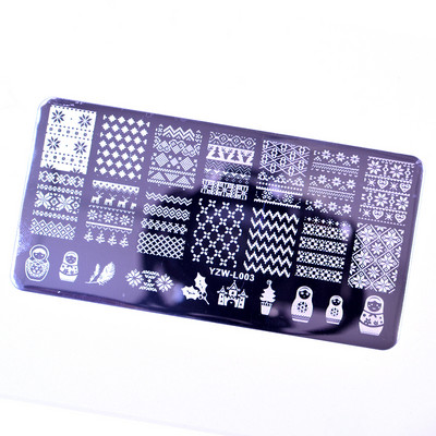 2023 Νέα σχέδια Rose Flower Nail Art Stamp Πρότυπο Flower Mandala Butterfly Εργαλεία μανικιούρ για σφράγιση πλάκας νυχιών
