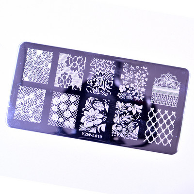 2023 Νέα σχέδια Rose Flower Nail Art Stamp Πρότυπο Flower Mandala Butterfly Εργαλεία μανικιούρ για σφράγιση πλάκας νυχιών
