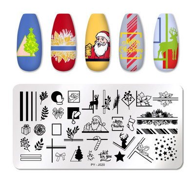 PICT YOU Πλάκες σφράγισης νυχιών Spring Series Stamping Template Design Εκτύπωση Εργαλεία στένσιλ από ανοξείδωτο ατσάλι DIY Nail Art Plate