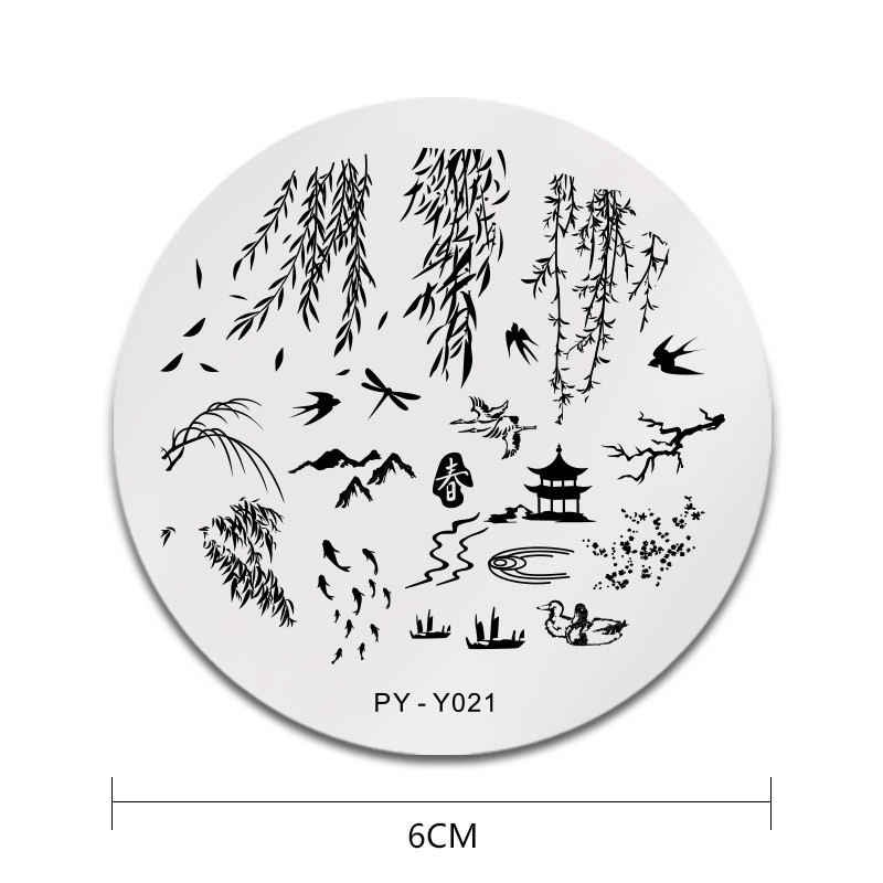 PICT YOU Плочи за щамповане на нокти Spring Series Stamping Template Design Printing Инструменти за шаблони от неръждаема стомана Направи си сам Плоча за ноктопластика
