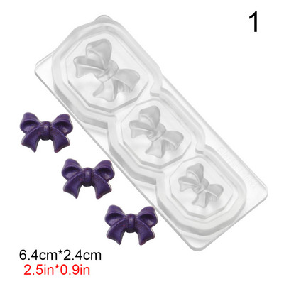 Καλούπι σιλικόνης για σκάλισμα νυχιών 3D χαριτωμένο καλούπι αρκούδας Διαφανές πλάκα σφράγισης στένσιλ καρφιά DIY UV Gel Polish Εργαλεία καλουπιού μανικιούρ