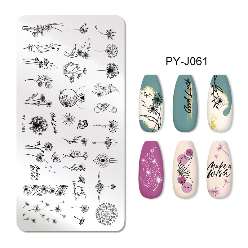 PICT YOU Plăci de ștanțare a unghiilor Imagini în linie Șablon Design de unghii din oțel inoxidabil pentru imprimarea Instrumentului pentru plăci de imagine pentru arta unghiilor