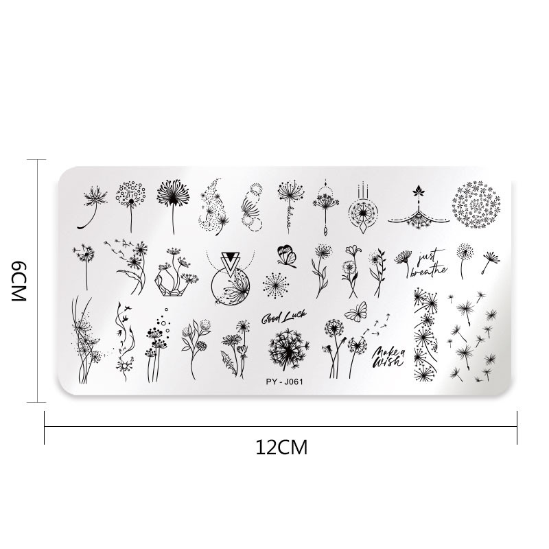 PICT YOU Plăci de ștanțare a unghiilor Imagini în linie Șablon Design de unghii din oțel inoxidabil pentru imprimarea Instrumentului pentru plăci de imagine pentru arta unghiilor