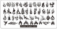 Νέος !!! 9,5*14,5 εκ. Μάλλινο πουλόβερ Nail Art Πρότυπο εικόνας με σφραγίδα Πλάκες Πολωνικής στάμπας Πρότυπο εικόνας μανικιούρ #24