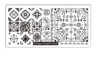 Νέος !!! 9,5*14,5 εκ. Μάλλινο πουλόβερ Nail Art Πρότυπο εικόνας με σφραγίδα Πλάκες Πολωνικής στάμπας Πρότυπο εικόνας μανικιούρ #24