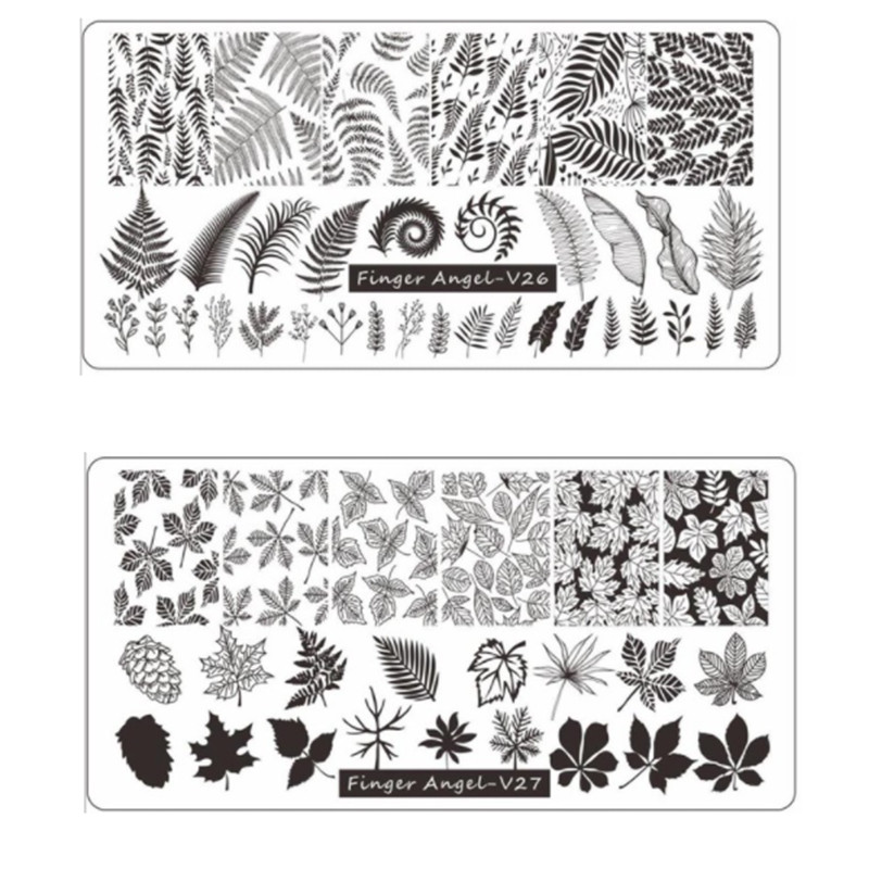 Nou !!! 9.5*14.5cm Pulover de lână Nail Art Imagine Șablon Ștampila Plăci Polish Stamping Manichiura Șablon imagine #24