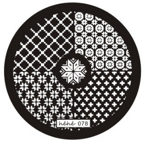 1 db Hehe sorozatú körömdíszítő bélyegző lemezek képtábla Aranyos macska macskák mancsok kötögető golyó kerek fém körömdíszítő sablon tányér 5,5 cm