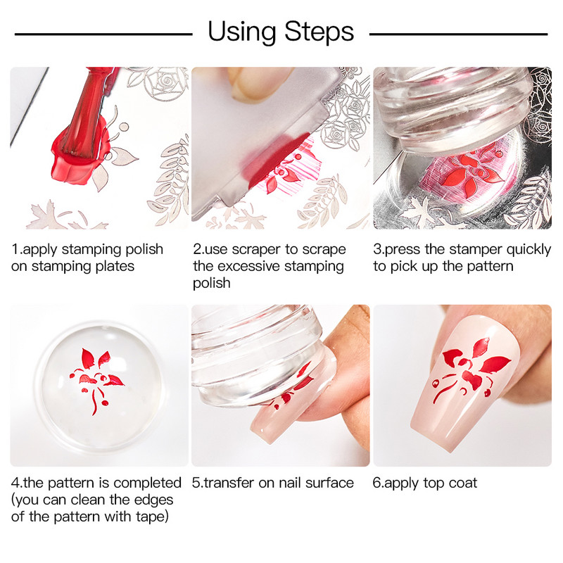 MEET CROSS Set de plăci de ștanțare Imagini în linie Placă pentru arta unghiilor Șablon de ștampilă de design din oțel inoxidabil pentru tipărirea instrumentelor pentru șablon