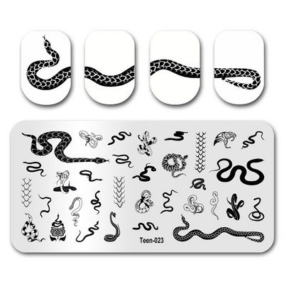 12*6 cm nagu mākslas veidņu zīmogplāksnīšu dizains Seksīga meitene Abstrakti sievietes nagi Zīmogu veidnes Rakstzīmju rakstu plāksnes Image1PC