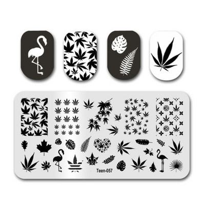 12*6 cm nagu mākslas veidņu zīmogplāksnīšu dizains Seksīga meitene Abstrakti sievietes nagi Zīmogu veidnes Rakstzīmju rakstu plāksnes Image1PC