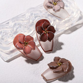 3D Nail Silicone Mold Nail Art Mold Flower Bow Σκαλιστά νύχια Πρότυπο UV Gel Polish Stamper Γυναικεία κορίτσια DIY Διακόσμηση μανικιούρ