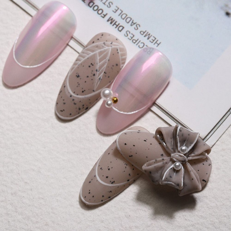 Mucegai 3D din silicon pentru unghii Mucegai pentru arta unghiilor Șablon de unghii sculptate cu arc pentru unghii, șablon pentru oc cu gel UV, pentru femei, fete, decorare pentru manichiură DIY