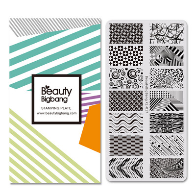 BeautyBigBang Πλάκα Σφράγισης Νυχιών Χυμός λεμονιού Εικόνα Ζυγαριάς Ψαριού Εκλεκτής ποιότητας Πρότυπο Σφράγισης Νυχιών από ανοξείδωτο ατσάλι