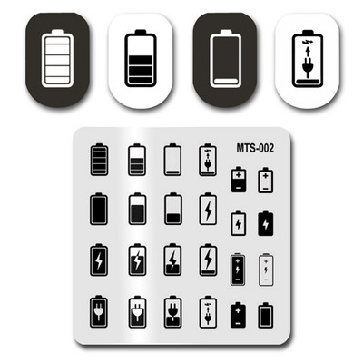 Hot Newest Nail Stamp MTS001 Infinite Electrocardiogram Animal Nail Stamping Plates Σετ μανικιούρ για στάμπα νυχιών