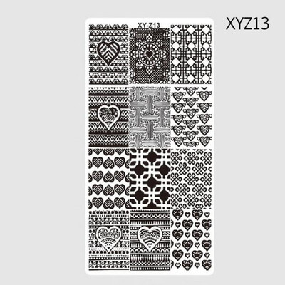 6*12cm,32 Πρότυπο για σφράγιση νυχιών 1 τεμ.