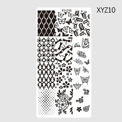 6*12cm,32 Πρότυπο για σφράγιση νυχιών 1 τεμ.