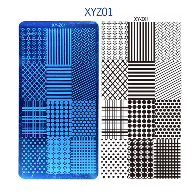 6*12cm, 32 Șablon de ștanțare pentru unghii 1 buc. plăci de ștanțare dantelă/desen animat/animal/flori Șablon polonez pentru decorare pentru unghii