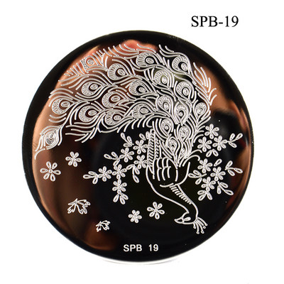 3 μεγέθη Flower Geometry Nail Stamping Plate Animal Leaves DIY Image Stencil for Nails Polish Printing Templates Εργαλεία