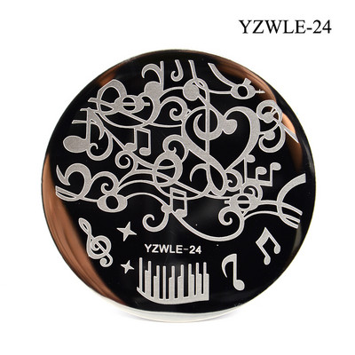 3 μεγέθη Flower Geometry Nail Stamping Plate Animal Leaves DIY Image Stencil for Nails Polish Printing Templates Εργαλεία
