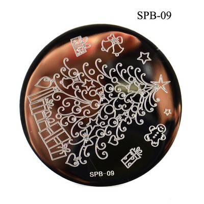 3 μεγέθη Flower Geometry Nail Stamping Plate Animal Leaves DIY Image Stencil for Nails Polish Printing Templates Εργαλεία