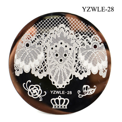 3 μεγέθη Flower Geometry Nail Stamping Plate Animal Leaves DIY Image Stencil for Nails Polish Printing Templates Εργαλεία