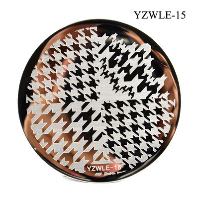 3 μεγέθη Flower Geometry Nail Stamping Plate Animal Leaves DIY Image Stencil for Nails Polish Printing Templates Εργαλεία