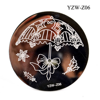 3 μεγέθη Flower Geometry Nail Stamping Plate Animal Leaves DIY Image Stencil for Nails Polish Printing Templates Εργαλεία