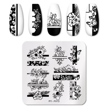 PICT YOU Плочи за щамповане на нокти Животински шарки Шаблони Инструменти от неръждаема стомана Дизайн на печати за нокти
