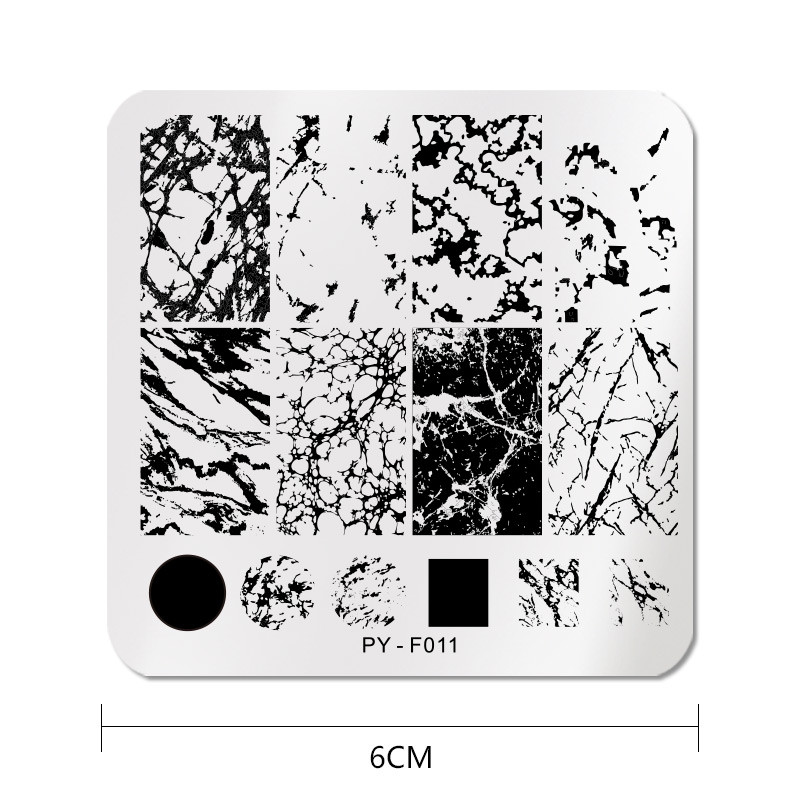 PICT YOU Plăci de ștanțare a unghiilor Modele de animale Stencil Instrumente din oțel inoxidabil Nail Art Stamp Design