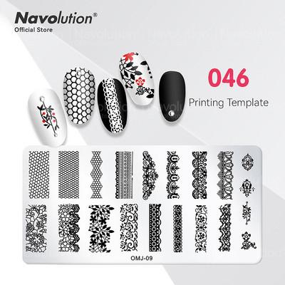 50 Επιλογές Beauty Deck με Ζώο/Φυτό/Χριστούγεννα/Μοτίβο/Λουλούδι/Σύμβολο/Φύση/Δημιουργικό/Γυναικείες αφηρημένες στάμπες νυχιών