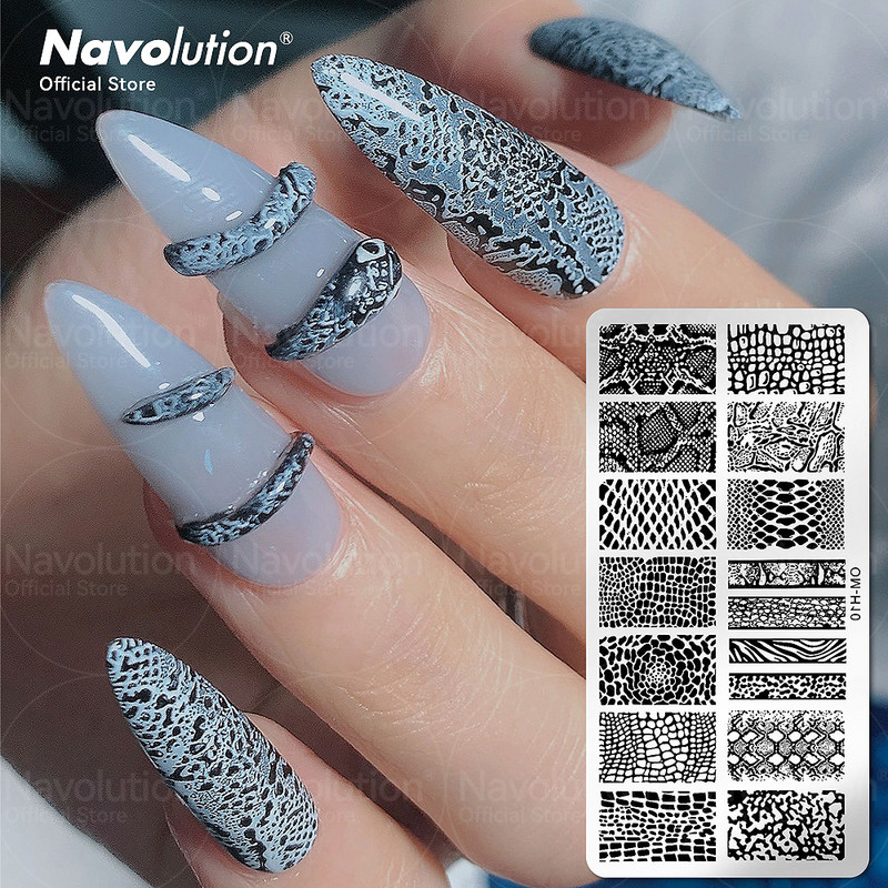 50 de opțiuni Beauty Deck cu Animal/Plantă/Crăciun/Model/Floral/Simbol/Natura/Creativ/Ștampile de artă pentru unghii abstracte pentru femei