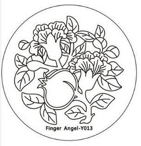 [Cu plastic] 60 Style Zjoy 65*125mm, dreptunghiular, metal, farfurie pentru ștampilarea unghiilor 1 buc. L-dreptunghi plăci pentru ștanțare pentru unghii